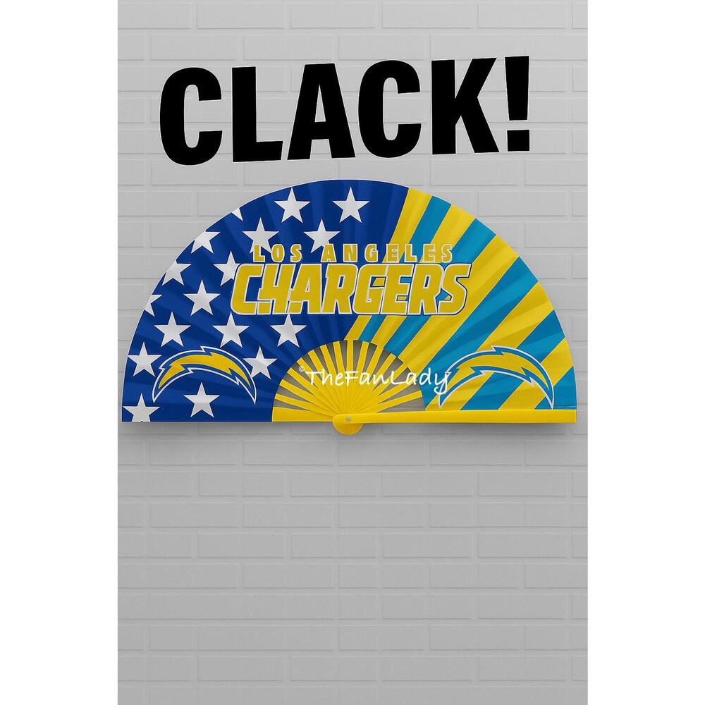 Los Angeles Chargers Clack Fan: NFL Game Day Accessory